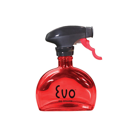 Atomizador Evo para aceite en vidrio, pulveriza con precisión y control.