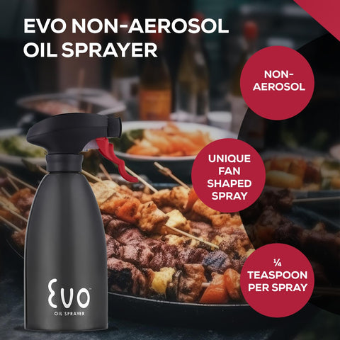 Dispersión uniforme de aceite Evo para cubrir la sartén