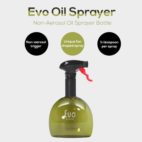 Rociador Evo Mini chorro abanico para dos aceites o vinagre con precisión