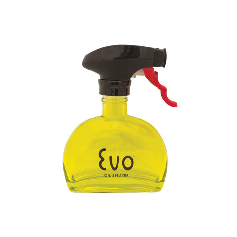 Evo Oil Sprayer en vidrio para aceite de oliva, uso preciso y sin aerosoles