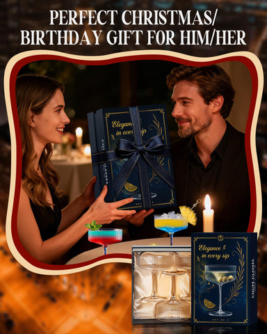 Regalo ideal Evoio, juego de copas para bodas y fiestas