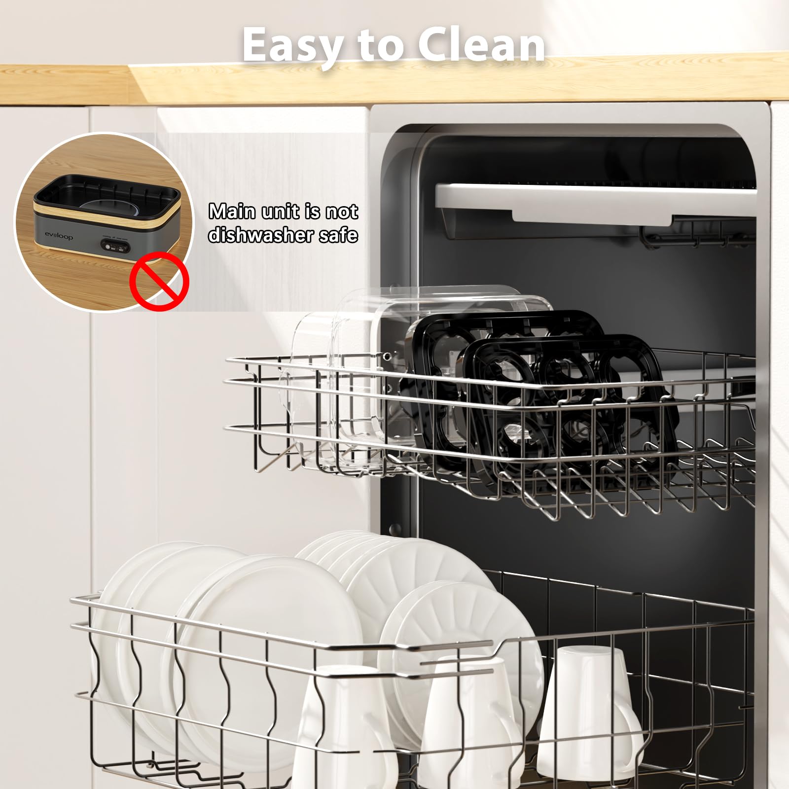 Evoloop taza medidora con perforador para recetas.