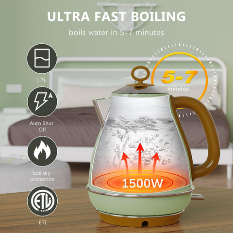 Base giratoria 360° Evoloop 1,7 L facilita el vertido desde cualquier ángulo.