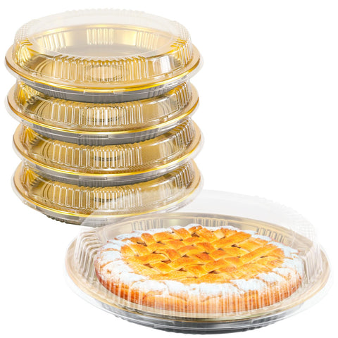 EWAFILU contenedor-pie plástico 12pulgadas con tapa transparente para exhibir pasteles