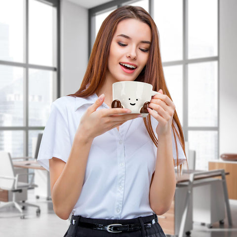 Taza EWCEFIC cerámica elegante para regalo