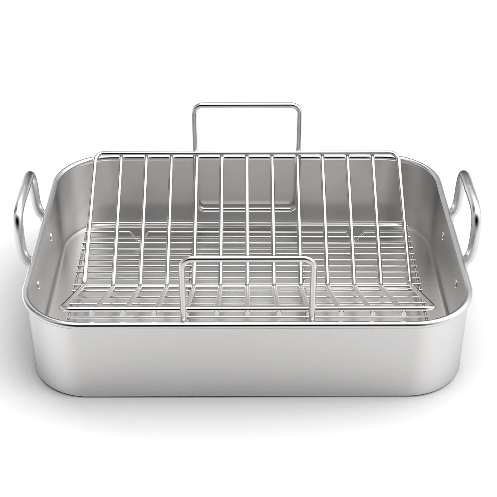 Bandeja para asar EWFEN en acero inoxidable 17x13 cocción uniforme