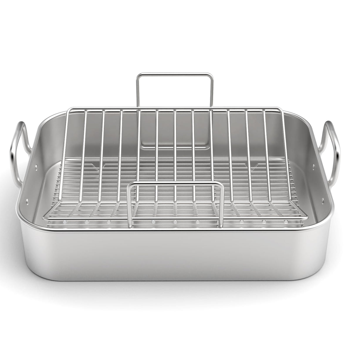 Bandeja para asar EWFEN en acero inoxidable 17x13 cocción uniforme