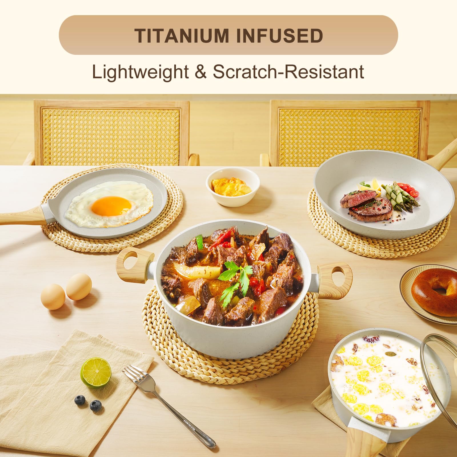 Cazo EWFEN de 1.5 qt con tapa para porciones pequeñas