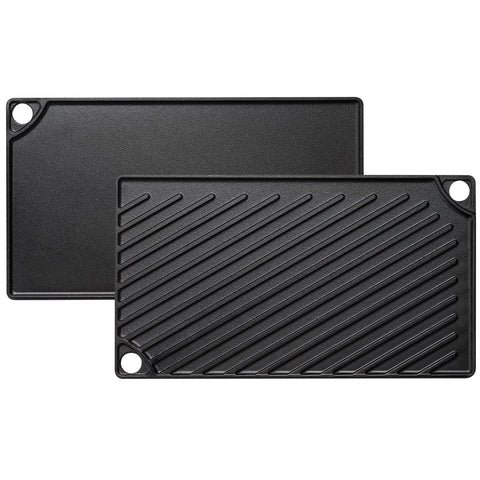 EWFEN plancha reversible con crestas para asar carnes y verduras a la parrilla.