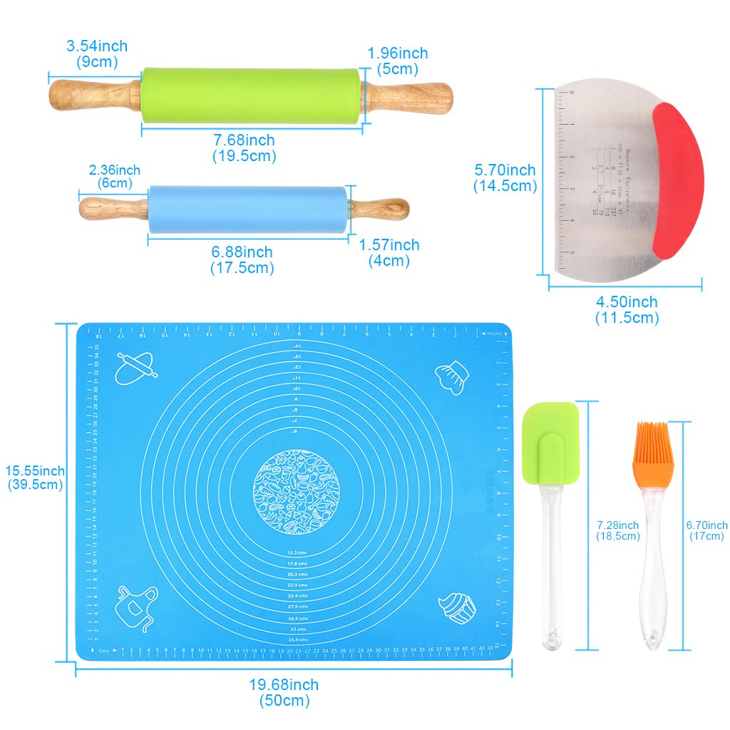 ewinever cortador de masa inoxidable corta con precisión para pasteles.