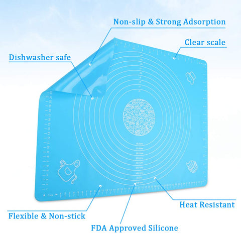 ewinever espátula de silicona para mezclar y raspar.