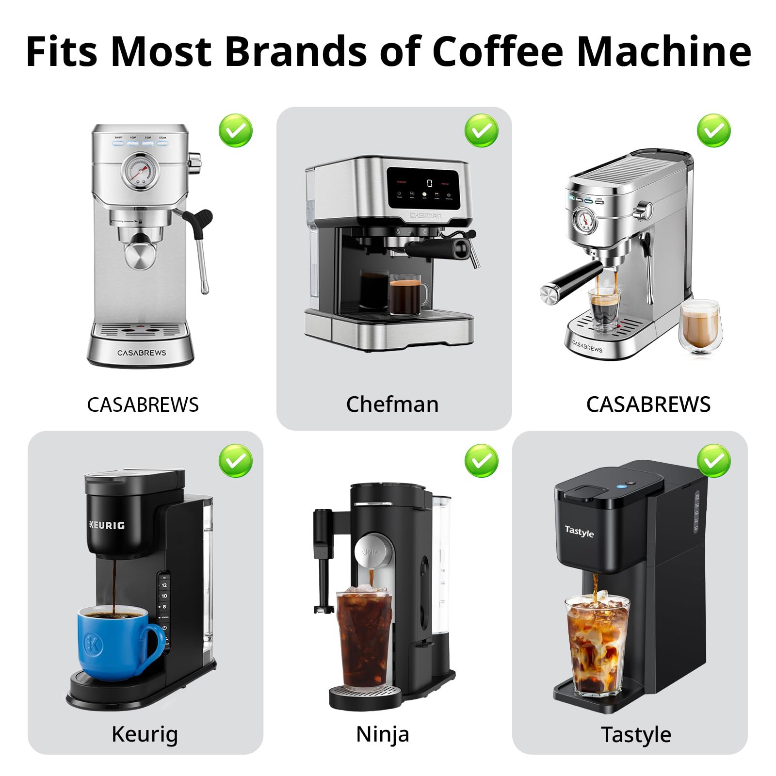 Almohadilla EWX para cafetera, diseño práctico y limpio