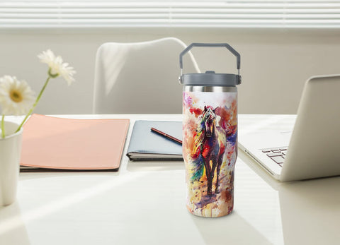 Exacmos caballo 30oz diseño eco con tintas vegetales duraderas