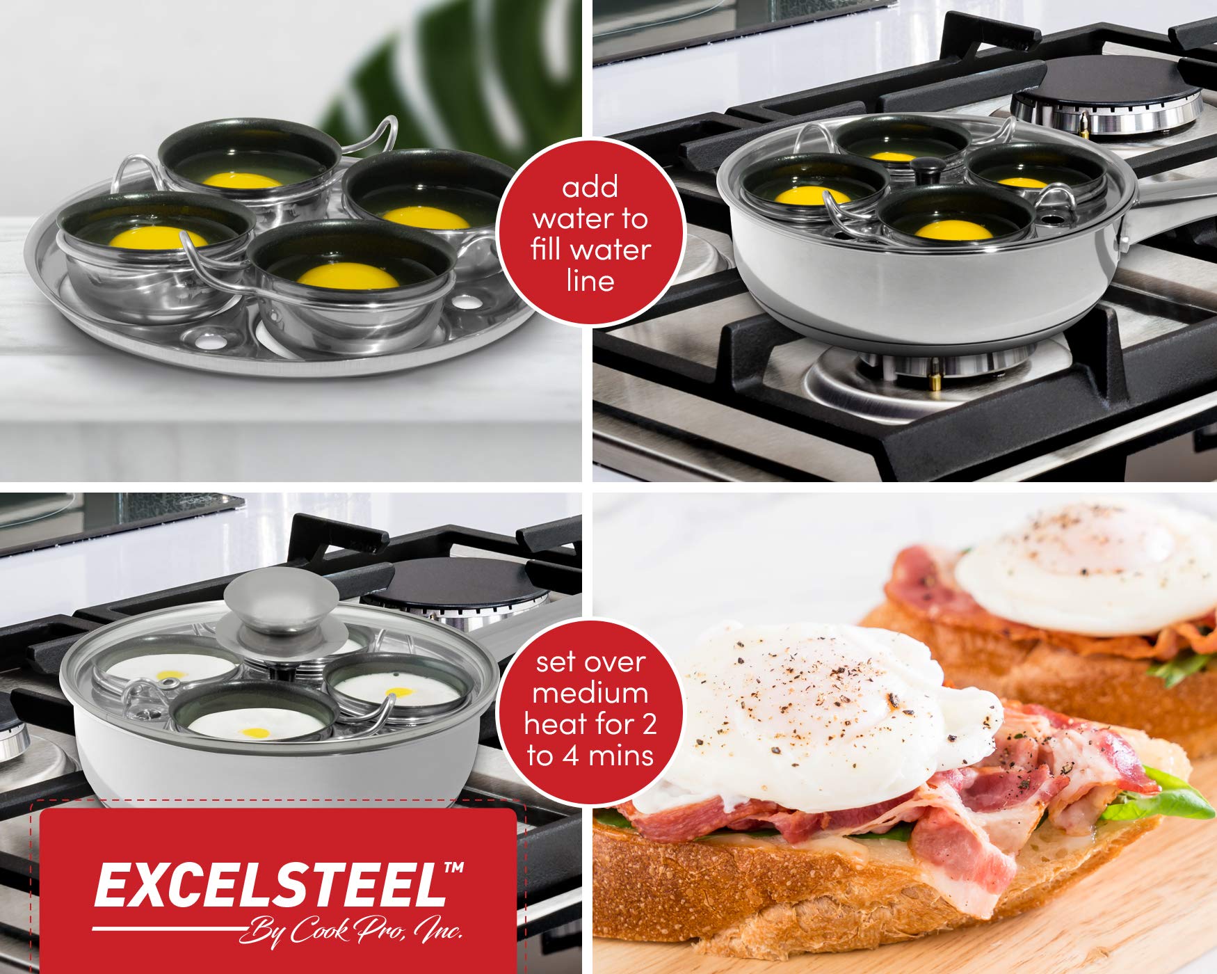 EXCELSTEEL compatibilidad-induccion es ideal para cocinas modernas.