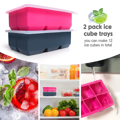 Excnorm: cubos de hielo cuadrados fáciles de desmoldar