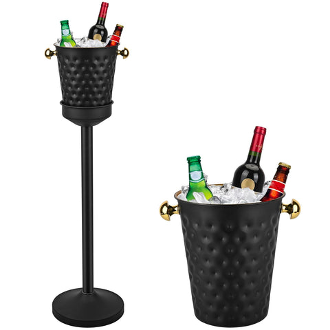 ExGizmo cubeta de champagne con soporte, 5L, ideal para mantener fríos varios botellas.