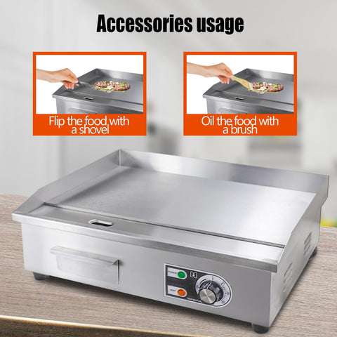 ExGizmo parrilla, cuerpo de acero inoxidable apto para uso comercial o doméstico.