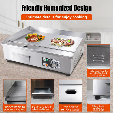 ExGizmo plancha, rejillas y orificios de ventilación para disipar calor rápidamente.