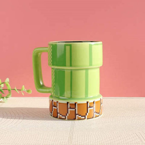 EXIGENT Taza para jugadores mango ergonómico para un agarre cómodo.