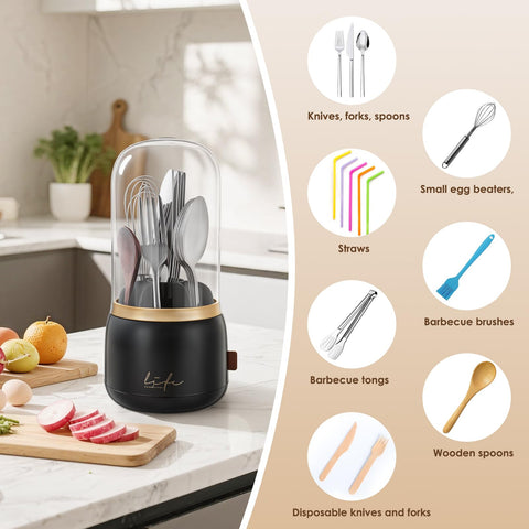 EXIN DECHEN regalo práctico para cocina y organización de cubiertos