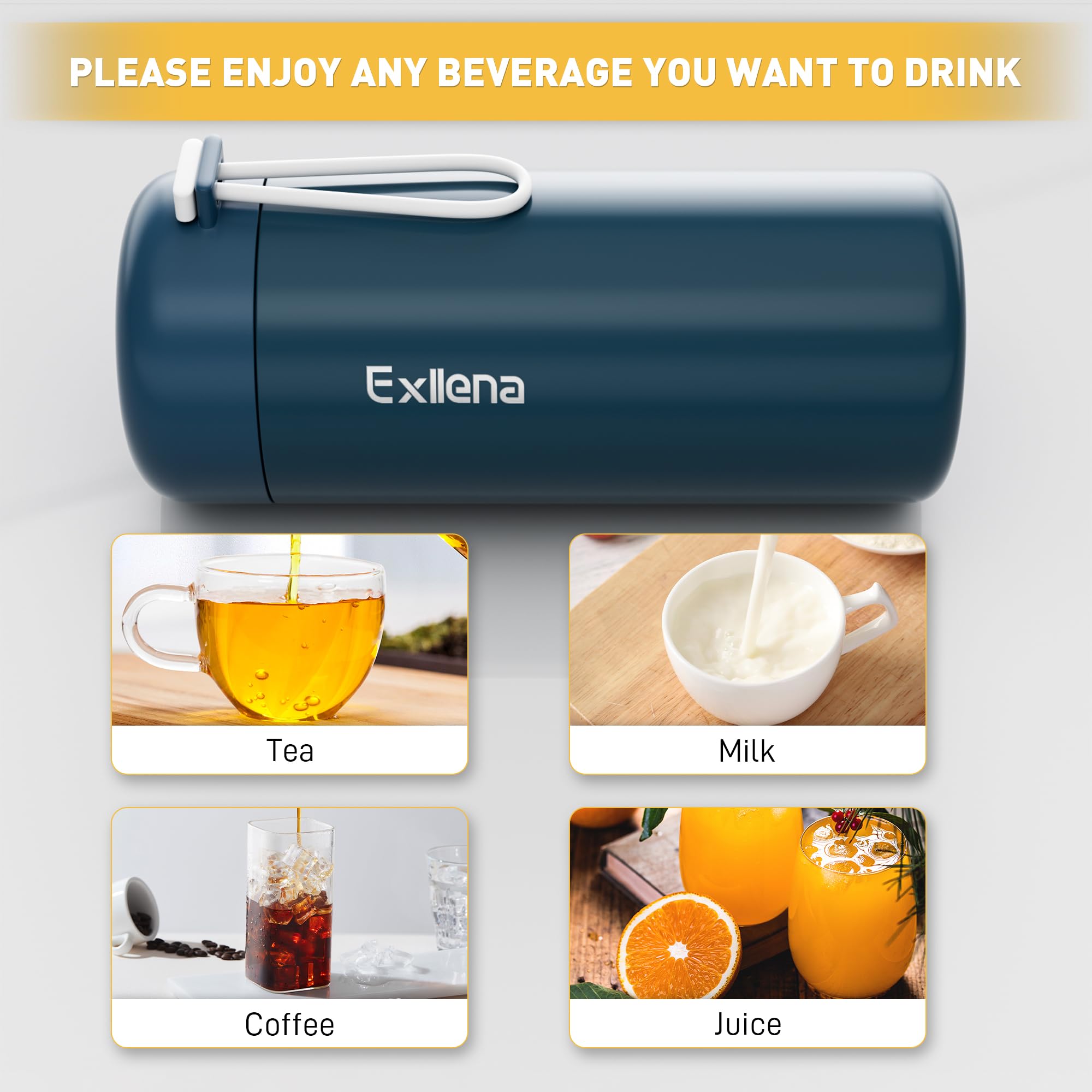 Exllena diseño compacto y seguro para bolso, perfecto para transporte diario.