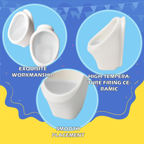 Vaso urinario Extguds, cerámica duradera para uso seguro y repetido.