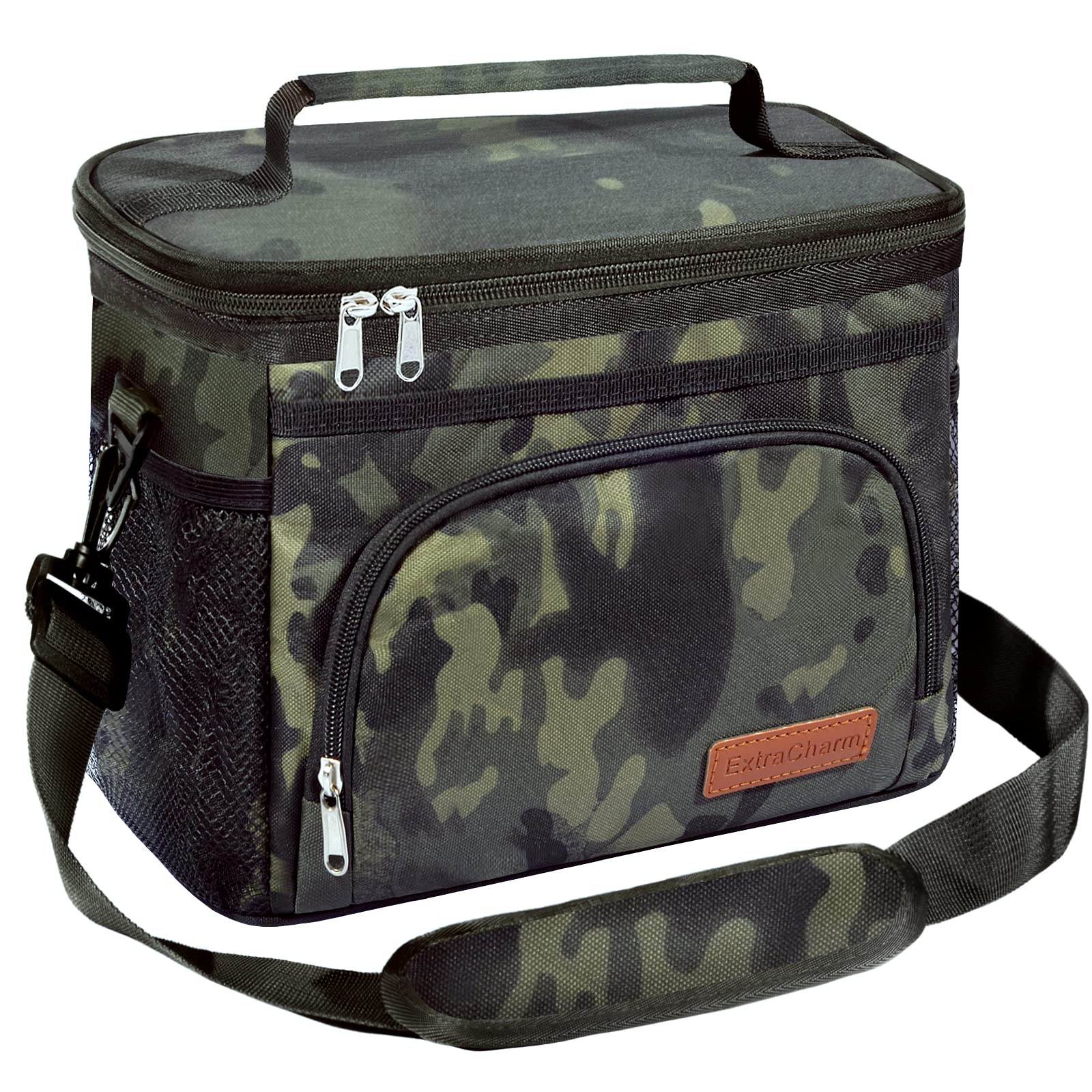 Bolsa de almuerzo ExtraCharm con aislamiento termico triple para comida fría o caliente.