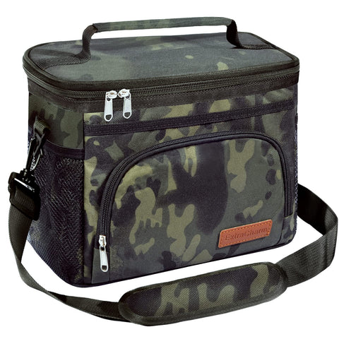 Bolsa de almuerzo ExtraCharm con aislamiento termico triple para comida fría o caliente.