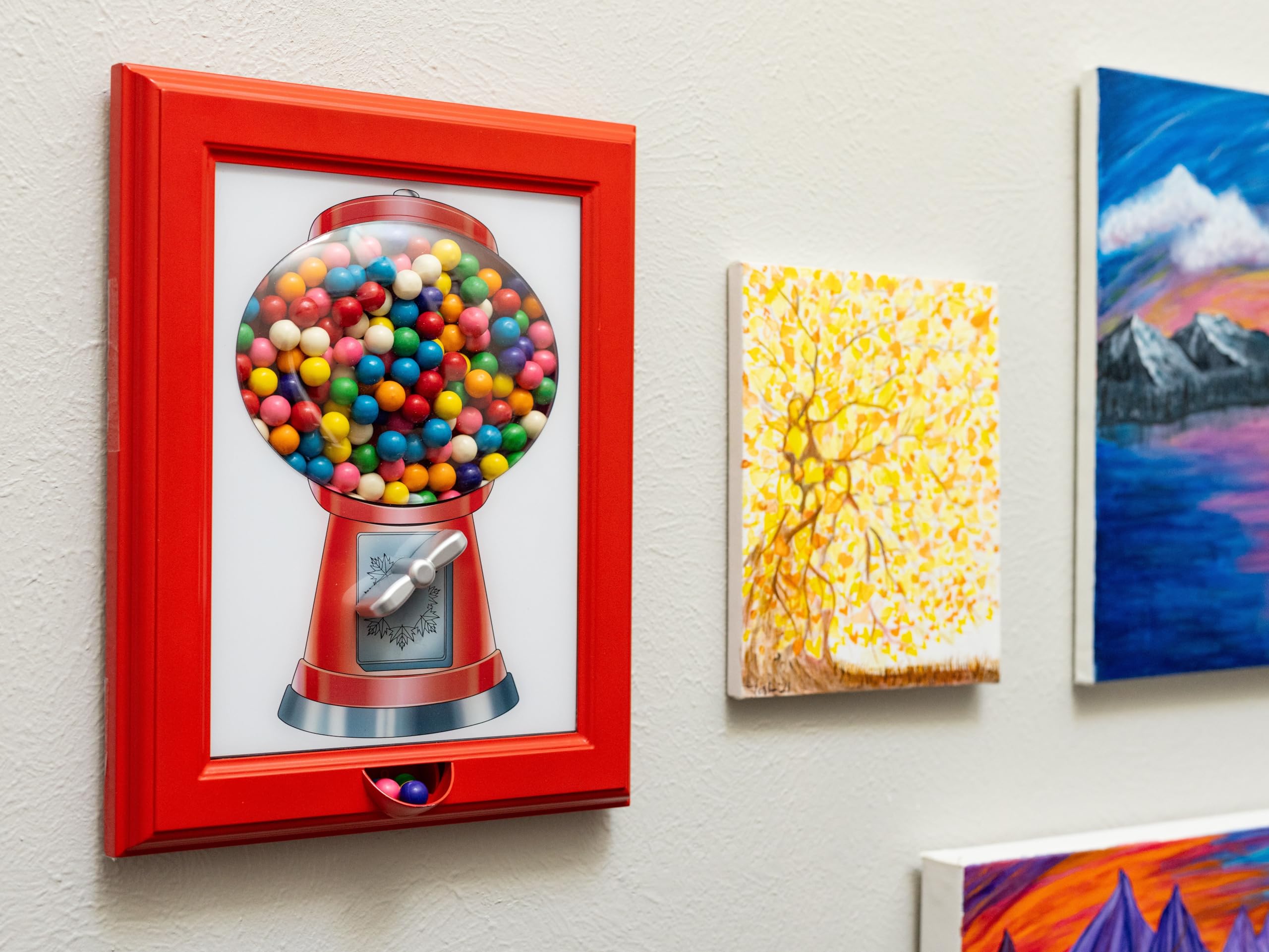 Eye Candy Frame arte globo 3D como centro decorativo