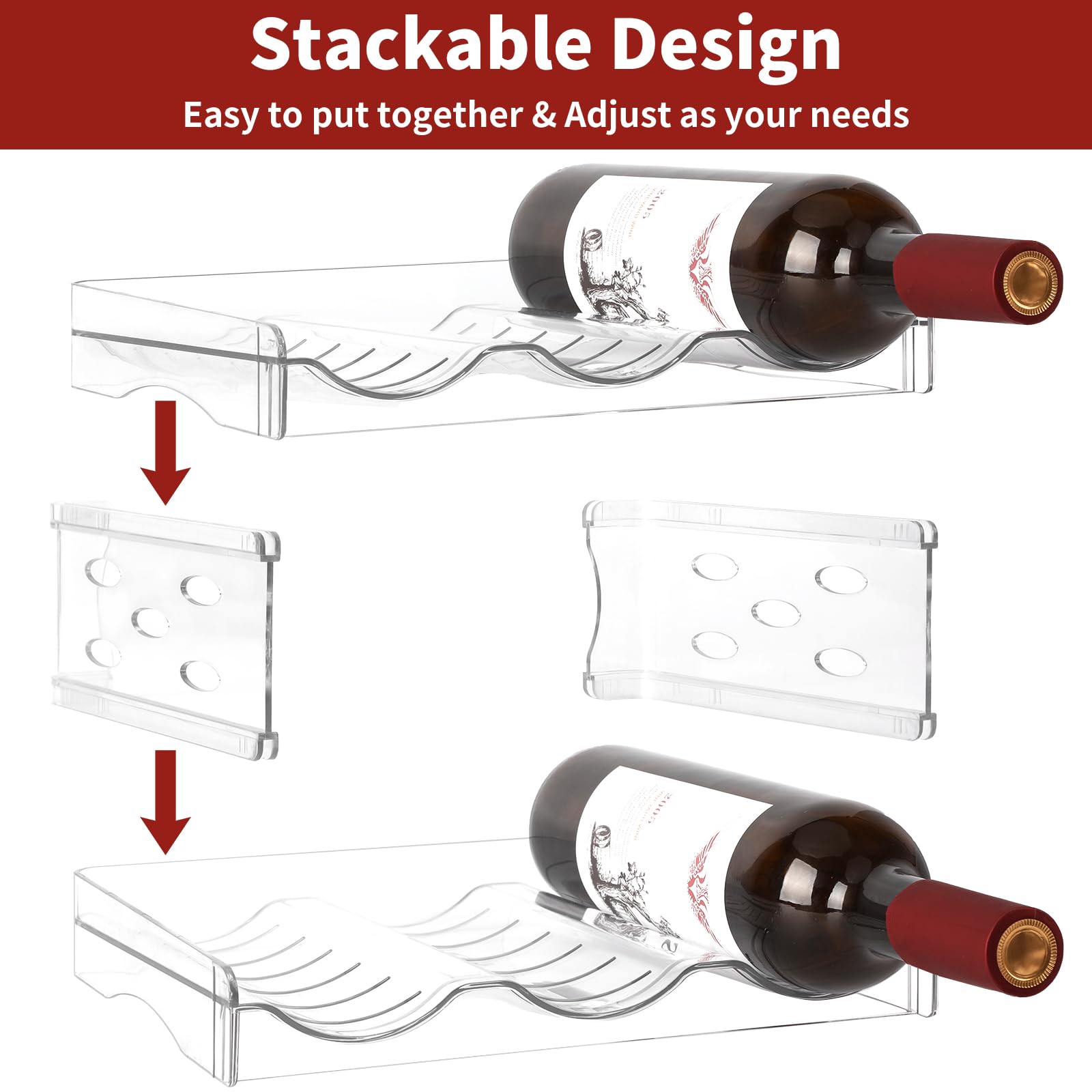 EZ COZY organizador botellas armario para acceso rápido y orden