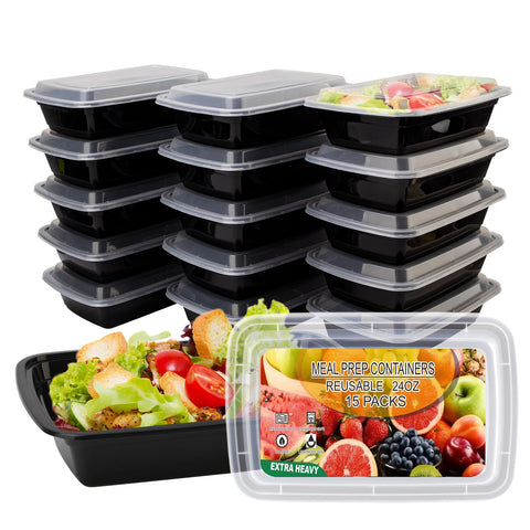 Ezalia contenedor 24oz con tapa hermética para llevar comidas.