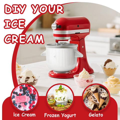 Cuenco precongelado EZATO listo para preparar helado suave en casa.