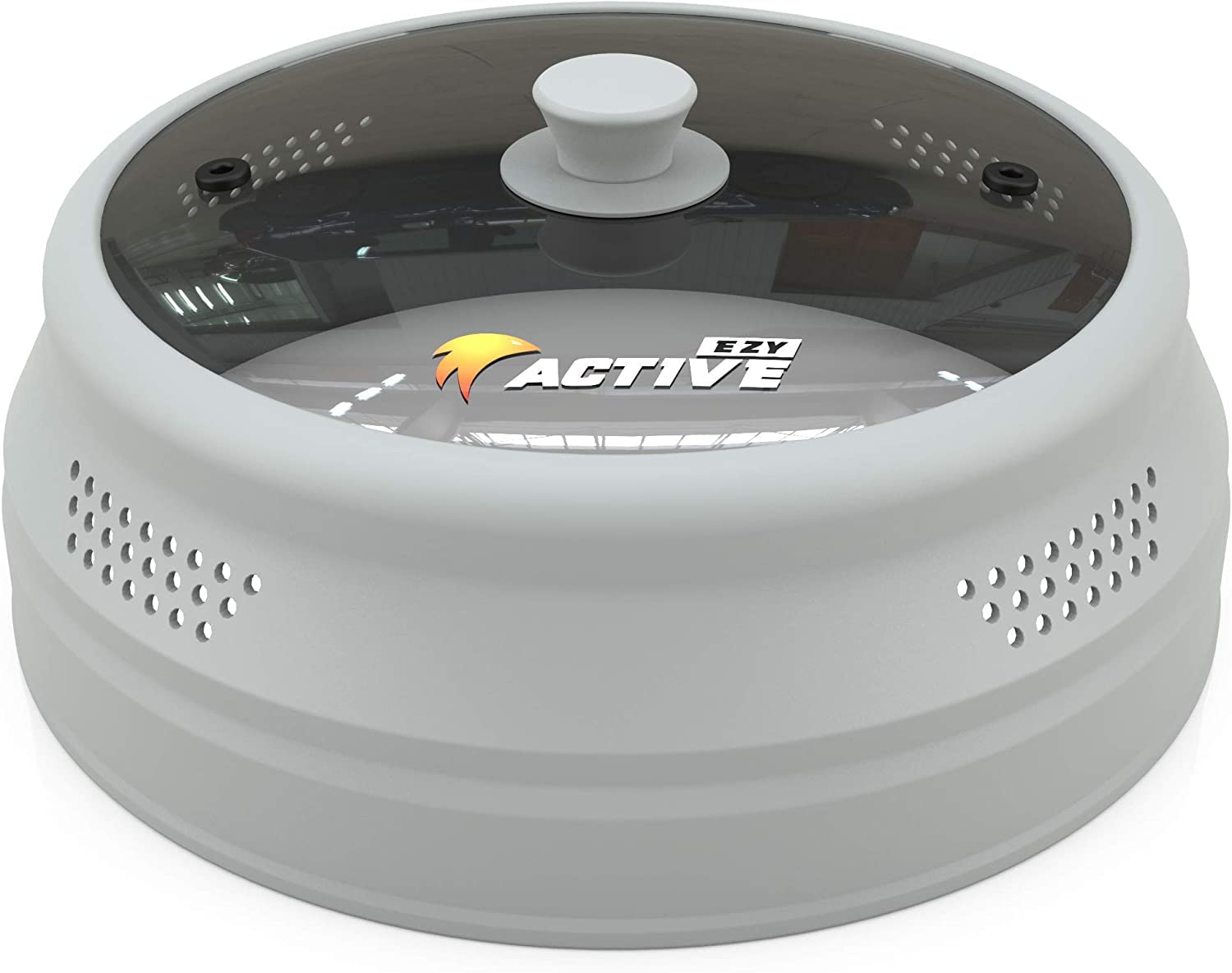 Cubierta EZY ACTIVE para microondas plegable sobre plato, protección contra salpicaduras.