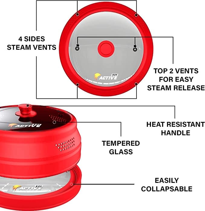 EZY ACTIVE ventilación con orificios y respiraderos laterales para vapor