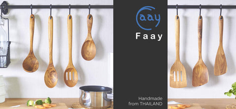 Uso versátil FAAY en cocina, para cocinar y servir.
