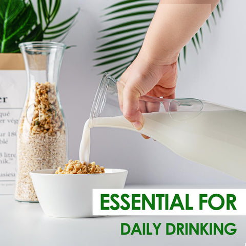 Facilfeliz jarras de cristal para desayunos compartidos y barra de mimosas.