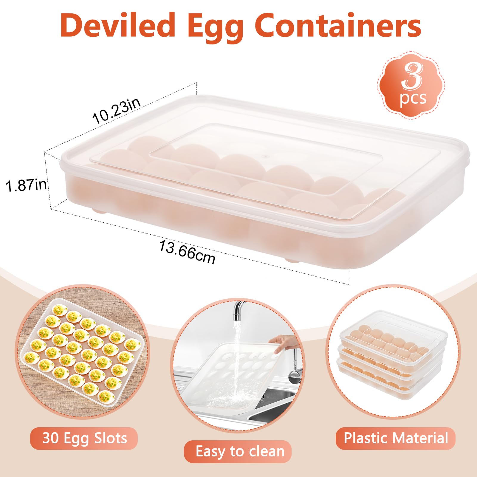 FACULX kit de inyeccion con 8 piezas para decorar huevos rellenos