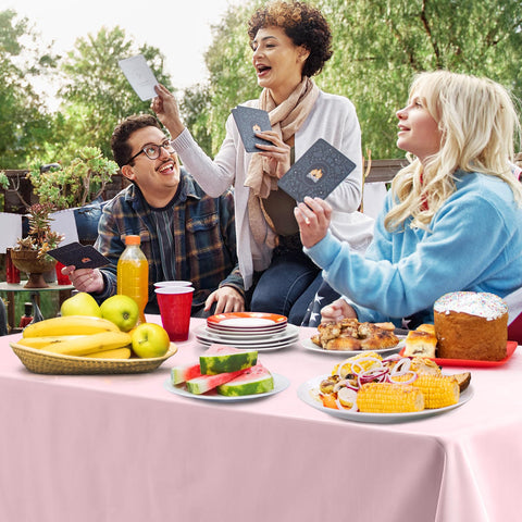 Mantel desechable FAGNBED para San Valentín: se ve elegante y protege la mesa.