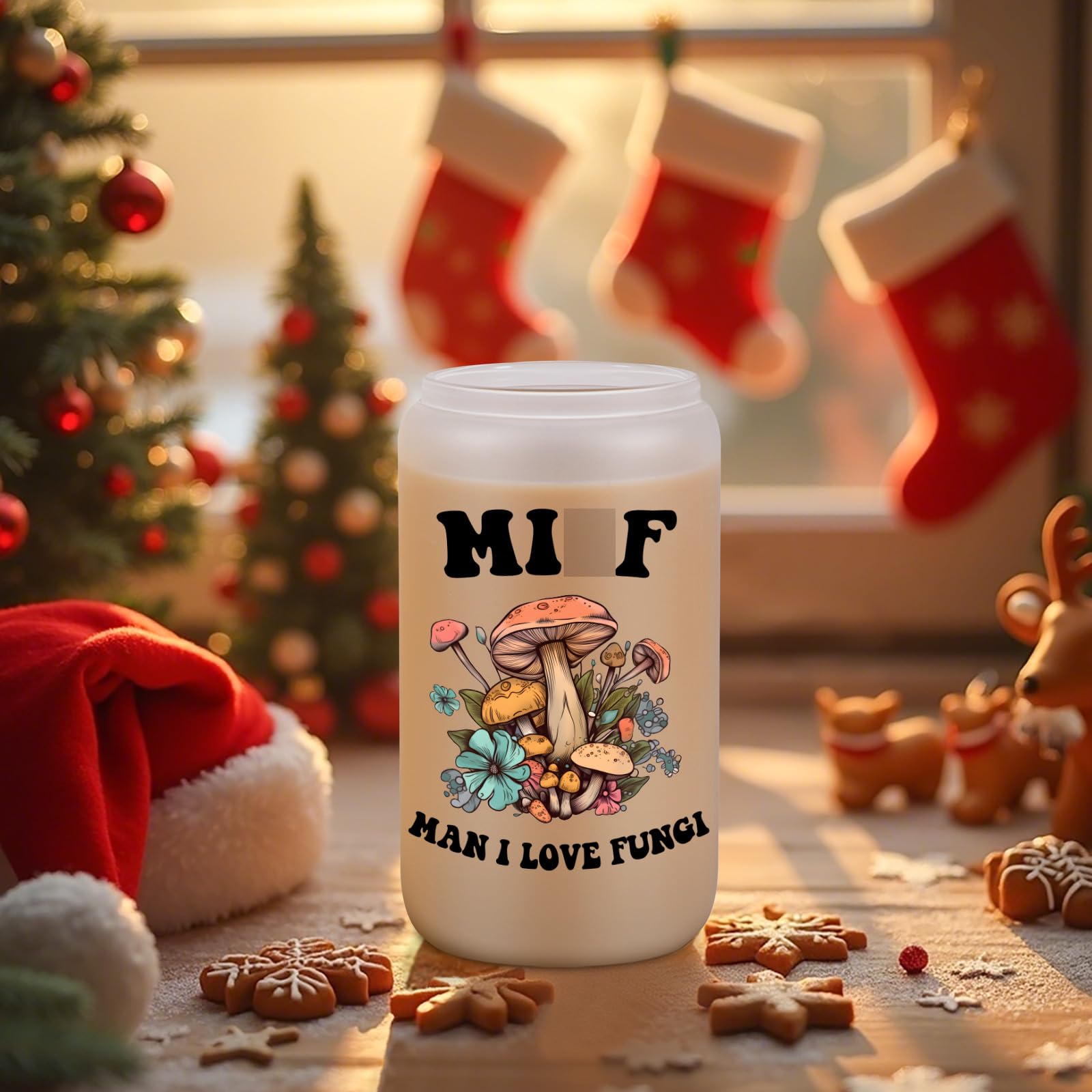 Fairy's Gift: paja inoxidable con diseño hongo para beber con estilo.