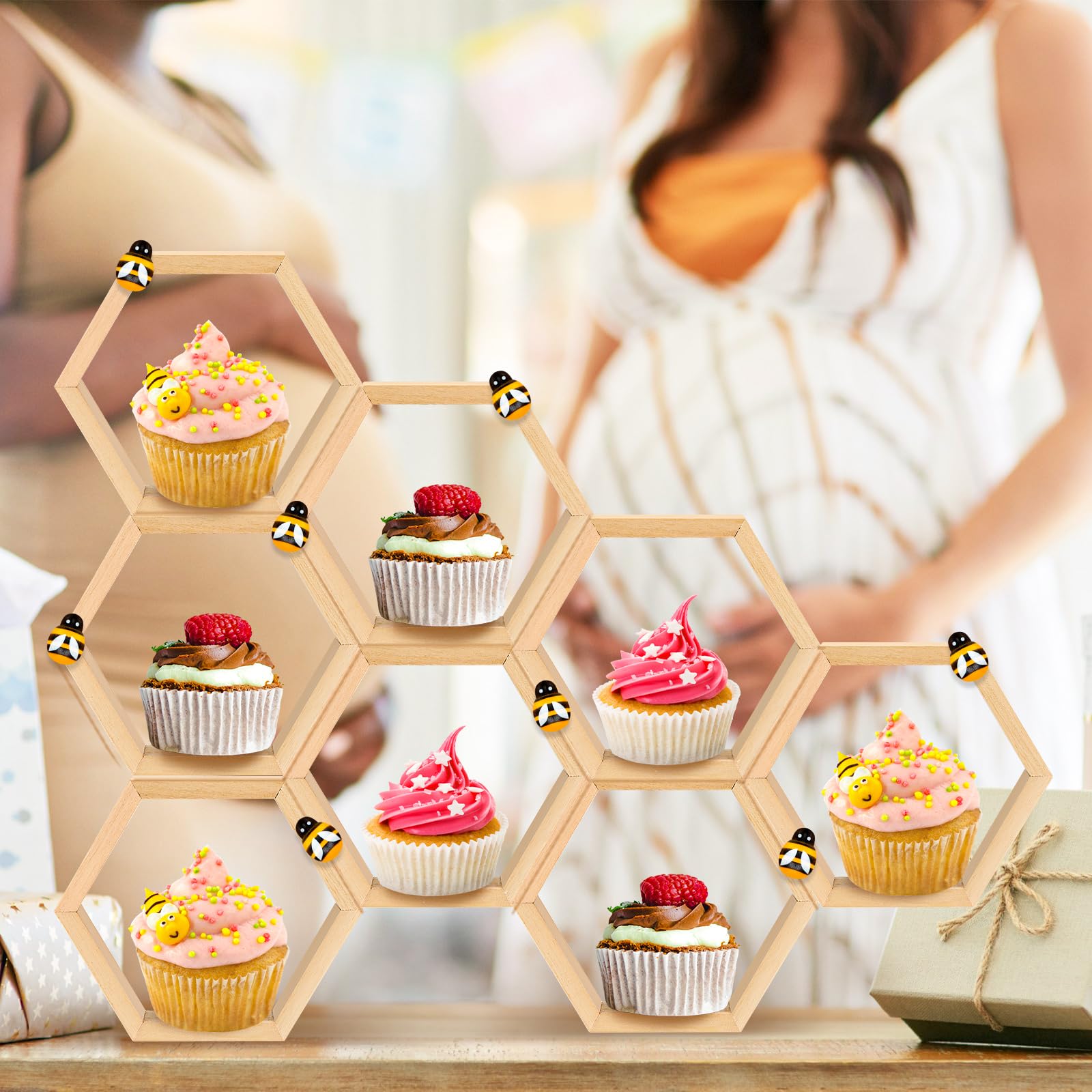 FairySandy: decoración para fiesta de bebé con estilo rústico.