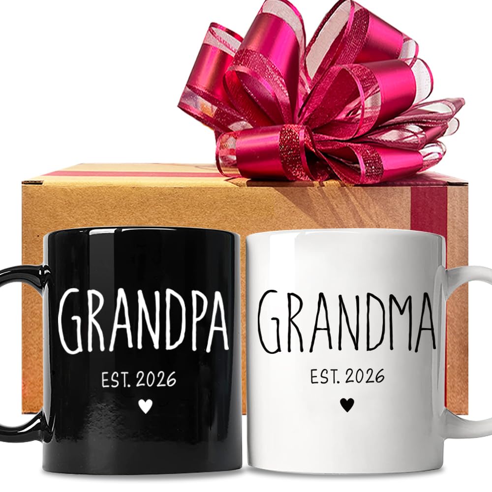 Taza FALJIOK para abuelos nuevos, ideal para el anuncio de embarazo.