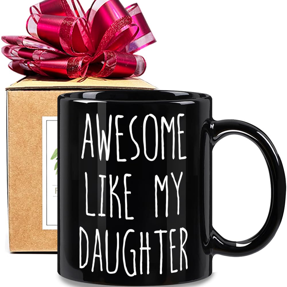 Taza FALJIOK divertida como mi hija, regalo perfecto para papá.