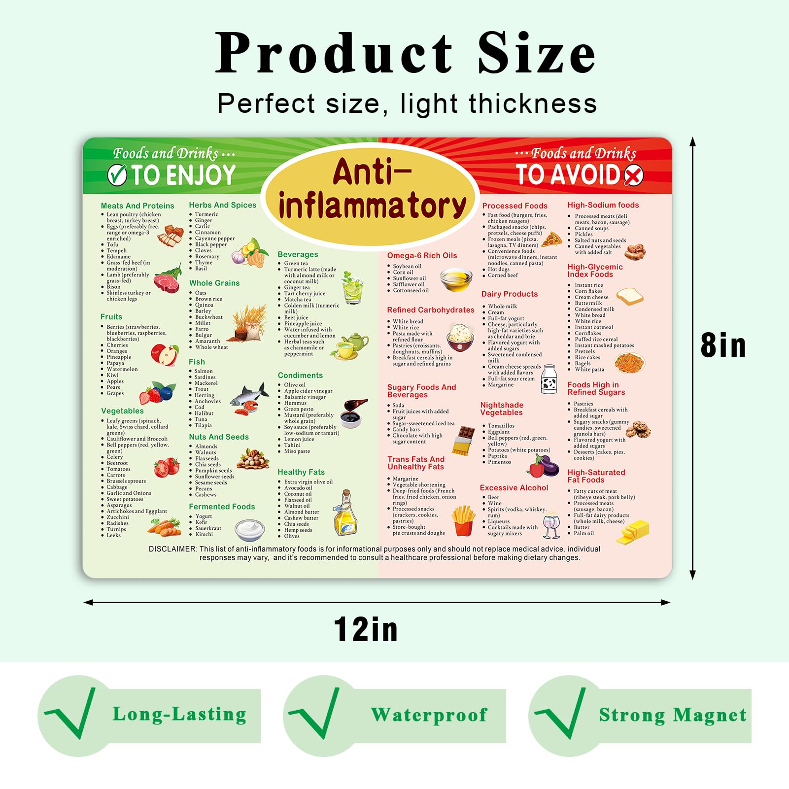 famassiser imanes para dieta antiinflamatoria en cocina, decoración funcional.