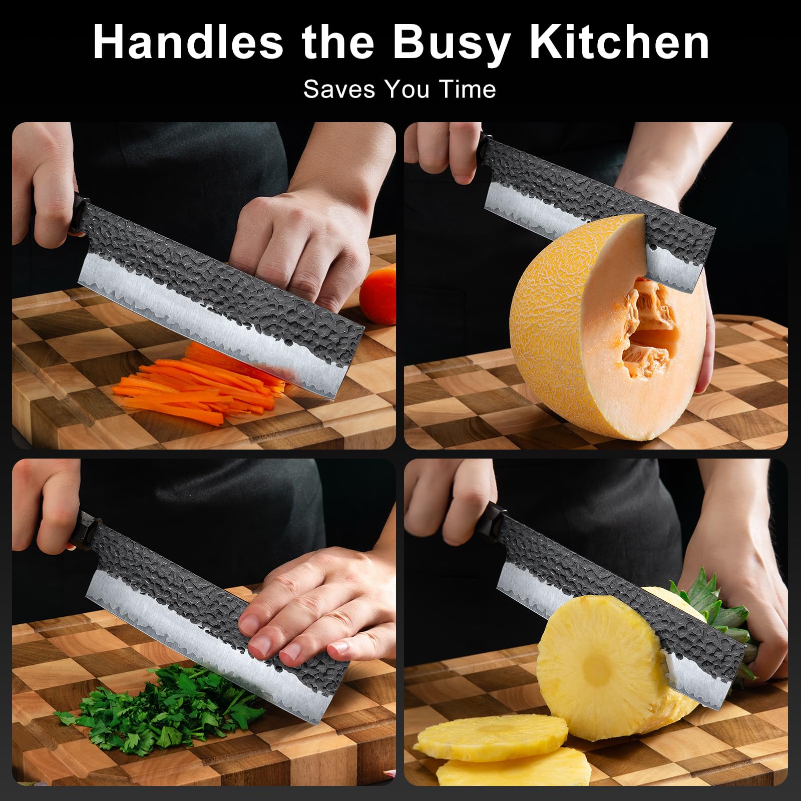 Acabado anti-oxidación en Nakiri para mayor durabilidad diaria