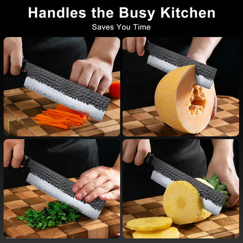 Acabado anti-oxidación en Nakiri para mayor durabilidad diaria