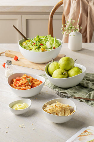 Familywood cuenco de 32 oz para porciones grandes, apilable y práctico.
