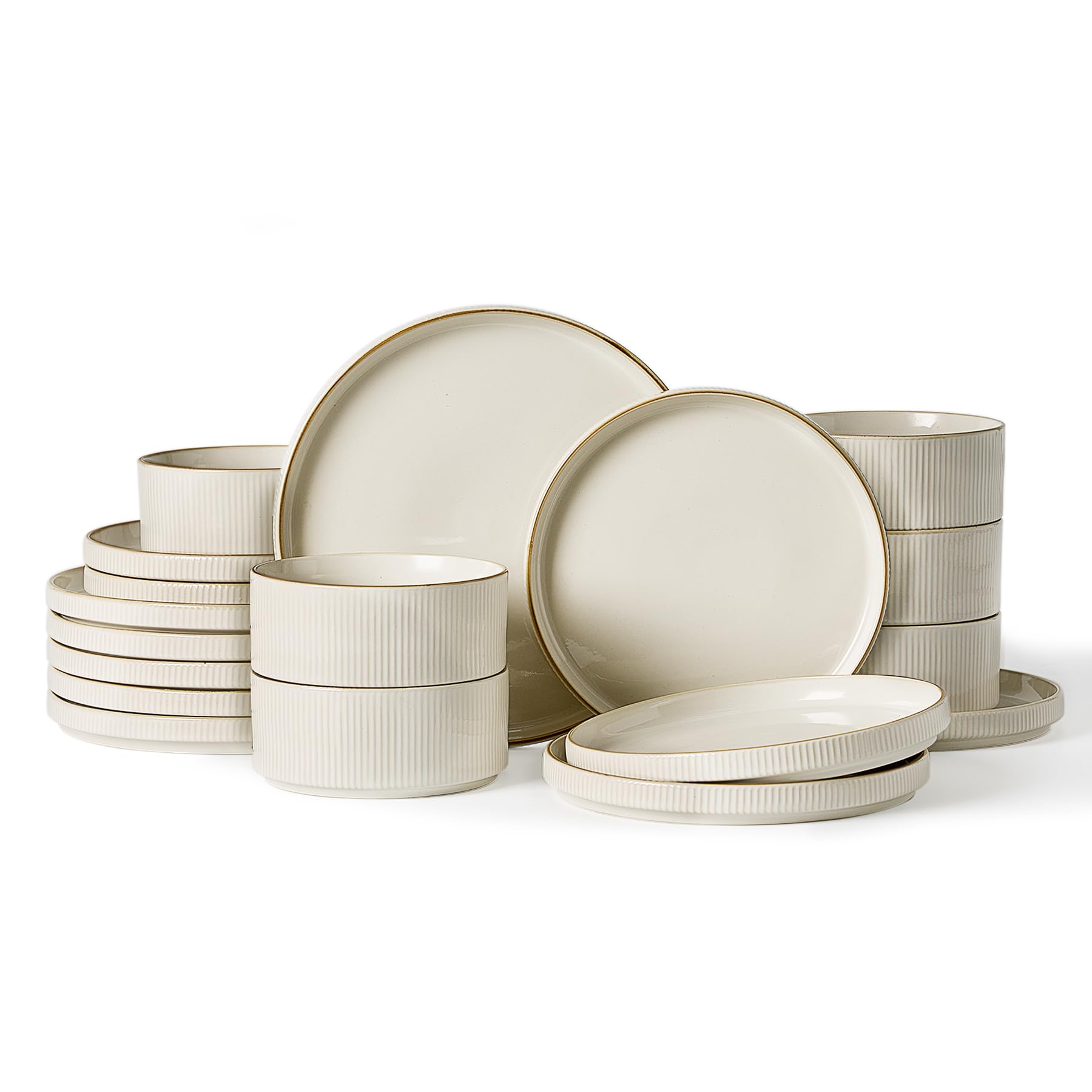 Famiware Estrella plato principal de 10 pulgadas con ribete elegante para cenas formales.