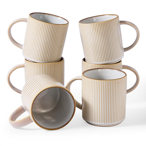 Conjunto famiware Star de 6 tazas 16 oz, perfecto para café o té.