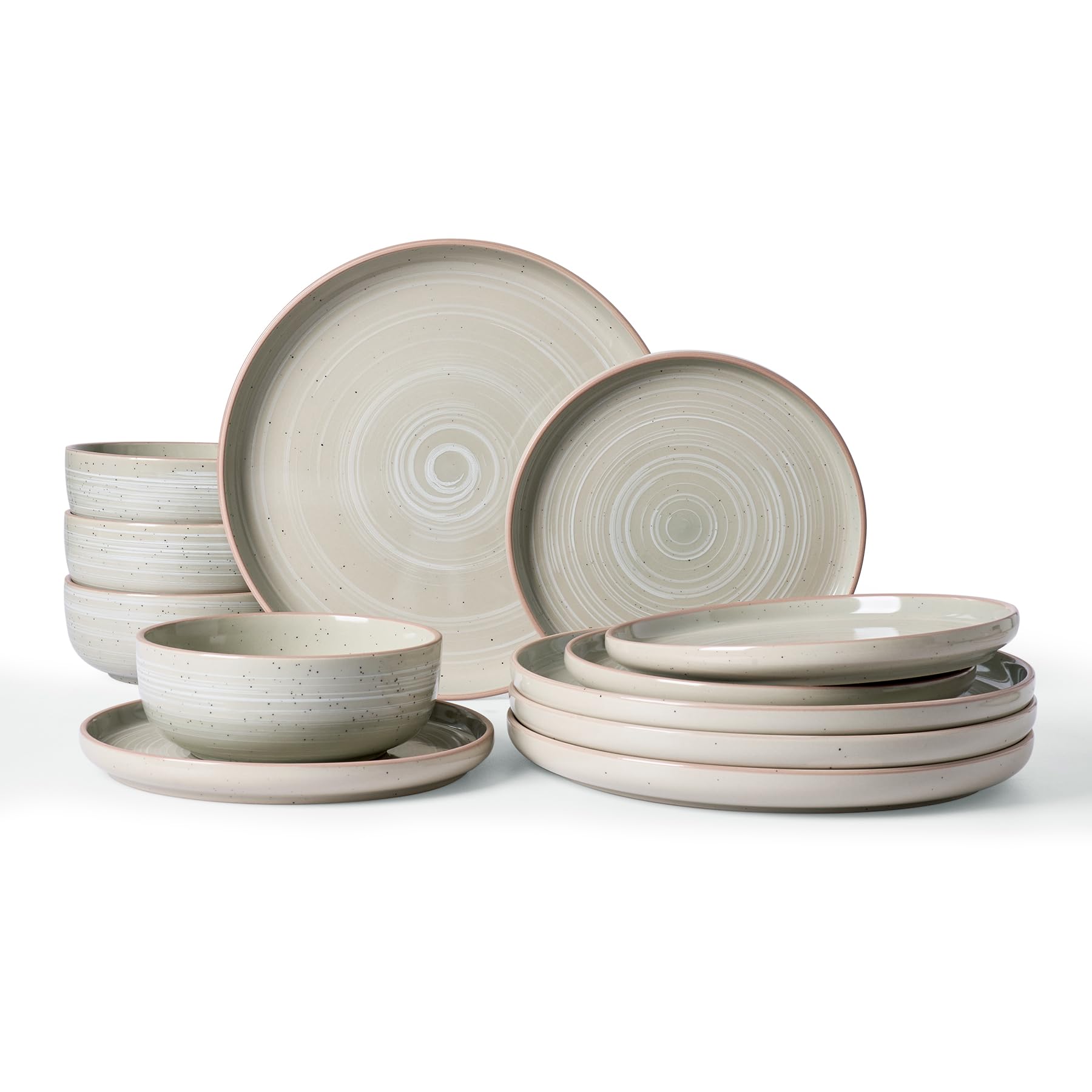 Famiware Meteor plato de cena, set de 4, ideal para comidas familiares.