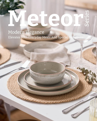 Famiware Meteor tazón cereal 5.5 pulgadas, perfecto para desayunos.
